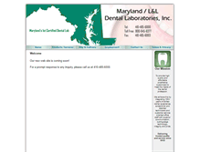 Tablet Screenshot of mdlldental.com